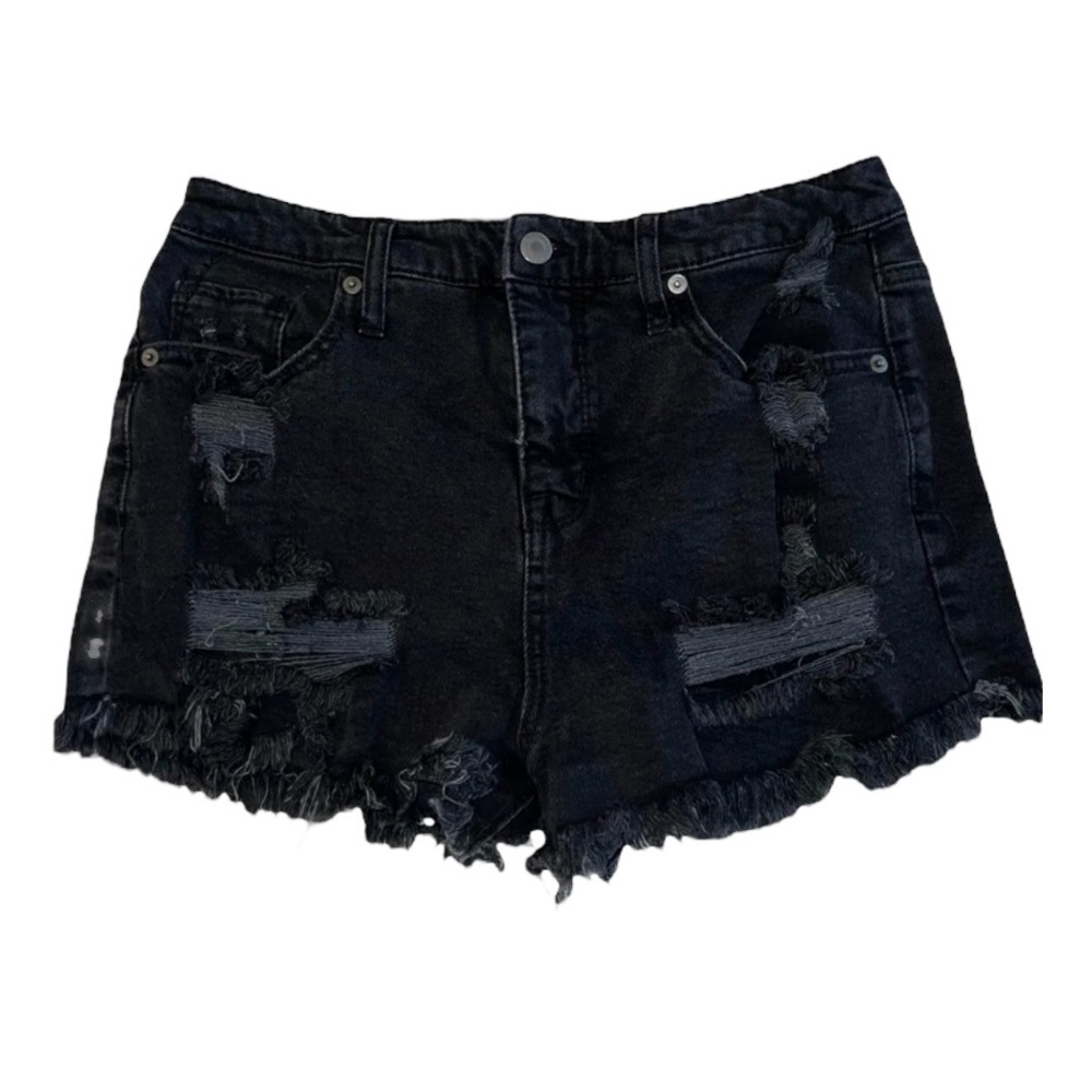 🤑 5/$25 Mossimo Supply Co. High Rise Shorty Black Denim Jean Shorts